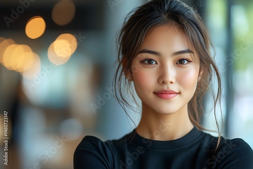 Wallpaper Mural Confident woman portrait Torontodigital.ca