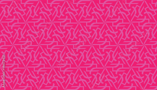 Template with geometric pattern. Vector Seamless illustration. Triangles style.