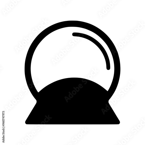 Crystal Ball Icon - Simple Vector Illustration