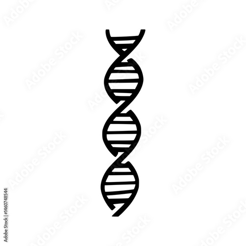DNA Helix Vector Illustration