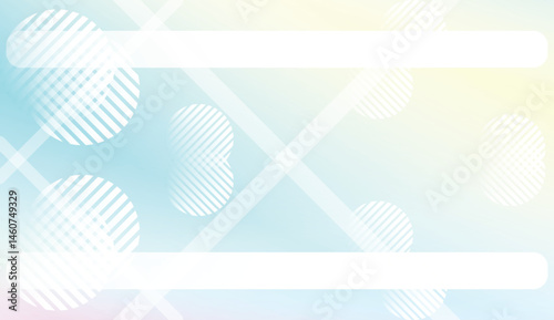 Colorful Gradient Background with Line, Circle. For Web, Presentations And Prints. Vector Illustration.