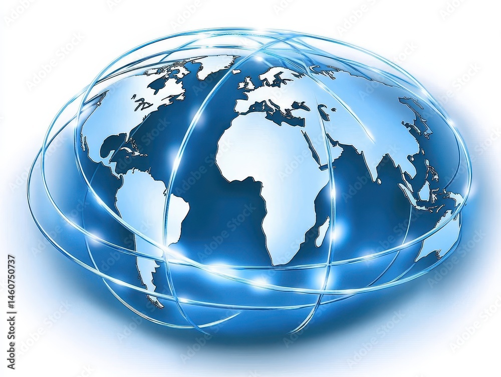 Fototapeta premium Global Network (4)