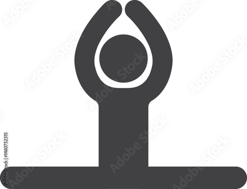 Seated Forward Bend Yoga Icon