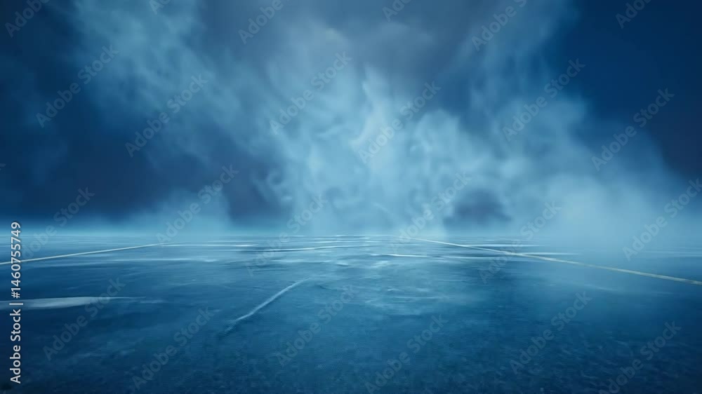 Dark storm clouds over the sea bring a stormy weather scene with a textured, abstract feel of nature's power