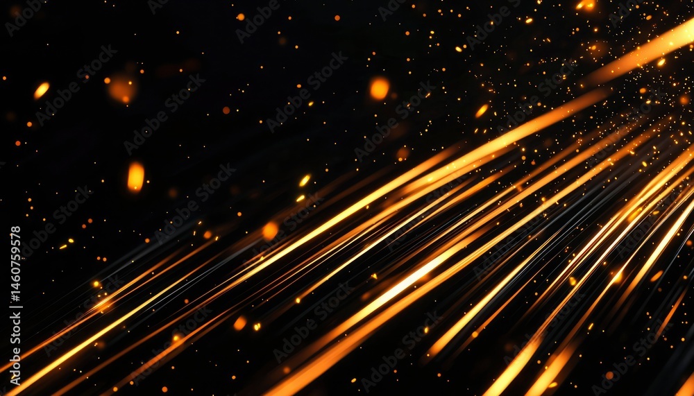Fototapeta premium Abstract fiery streaks