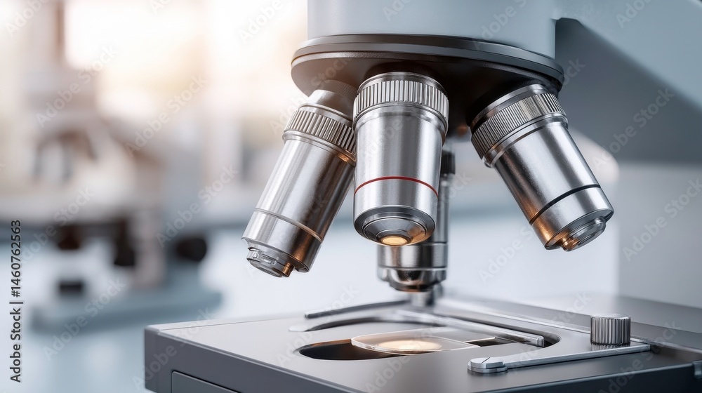 Microscope Close Up for Medical Research, Science and Laboratory Analysis Microscope Close Up for Medical Research, Science and Laboratory Analysis