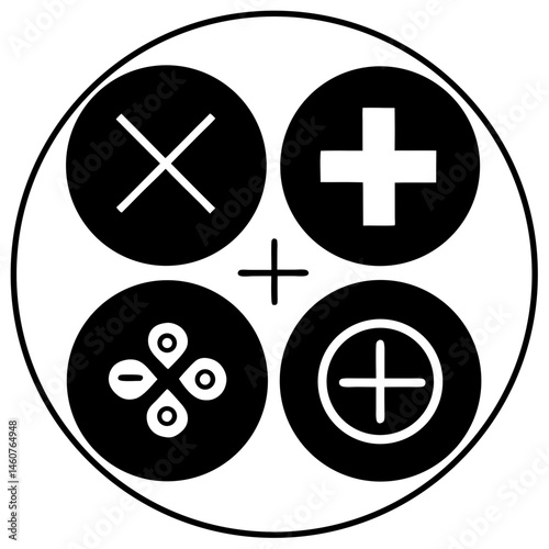 plus and minus signs