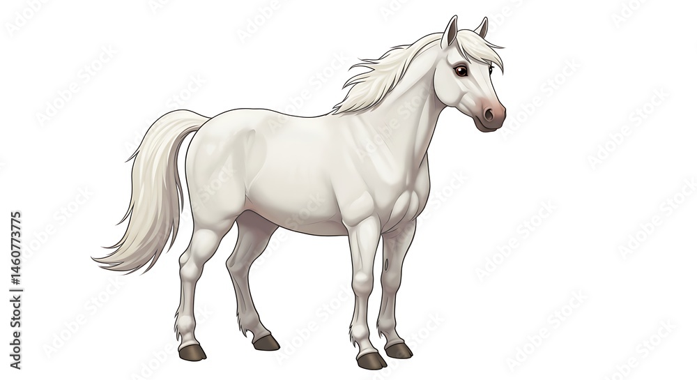 Whisper of the White Stallion AI Generated Whisper of the White Stallion AI Generated