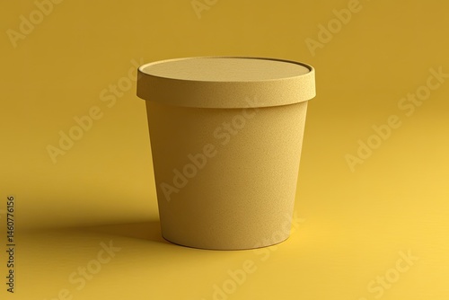 Creamy, plain, single-serve container