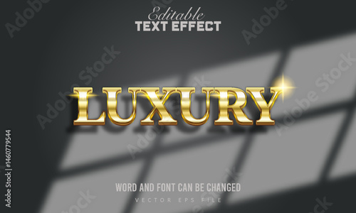 Luxury Gold Editable Text Effect