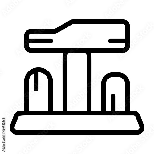 Stonehenge Line Icon