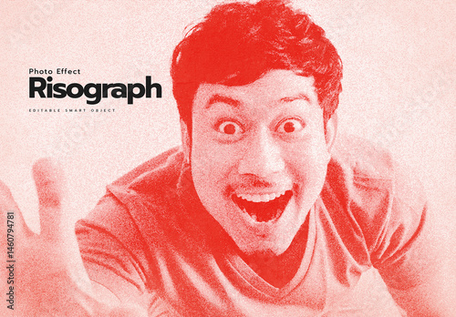 Grain Risograph Photo Effect