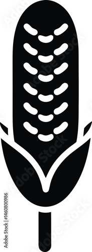Corn Dog Icon Vector Illustration