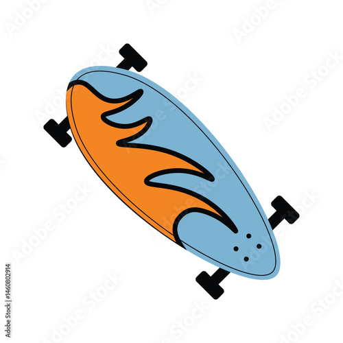 colourful skate