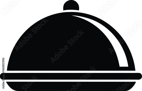 food dome cover icon vector illustration