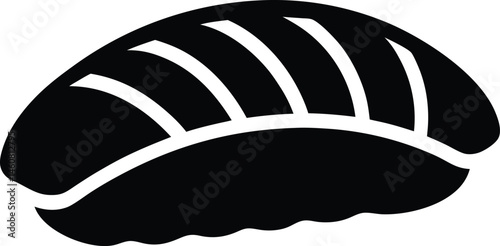 nigiri sushi icon vector illustration