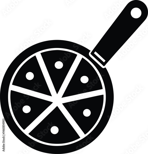 pizza cutter icon vector illustration