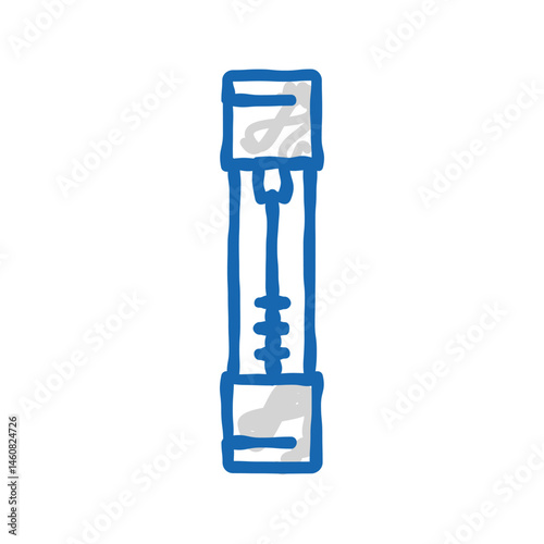 fuse electrical engineer icon doodle illustration