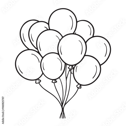vector illustration of balloons