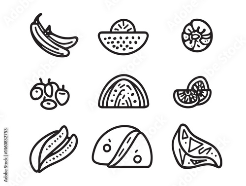 Fajita Line Art Vector Illustration for Food Lovers