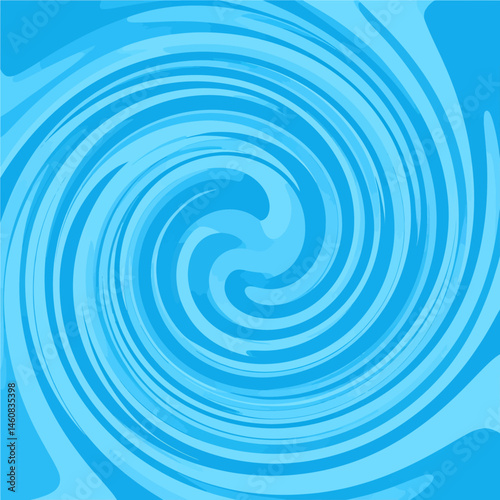 Abstract blue swirling vortex design for backgrounds and creative projects evoking movement and fluidity