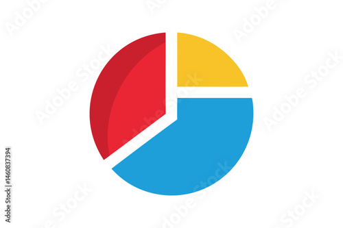 Pie chart icon vector Free Download Pie chart icon vector - GFXLoad