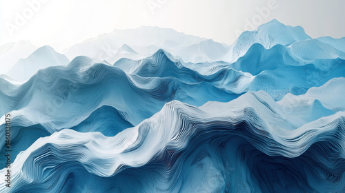 A stunning 4K image showcasing natural swirls rendered in 3D with realistic textures, observed from a side angle, creating a beautiful and calming background.