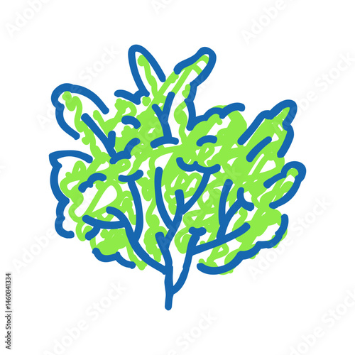 custard apple jungle amazon icon doodle illustration