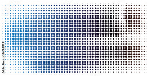 Halftone faded gradient texture. Grunge halftone grit background. White and black sand noise wallpaper. Retro pixilated vector backdrop
