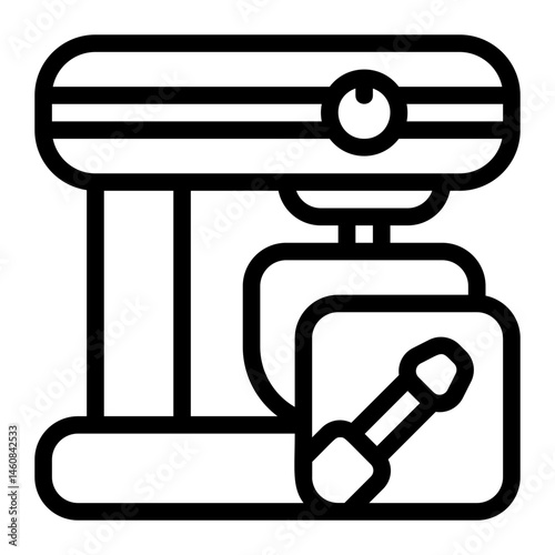 Mixer Line Icon