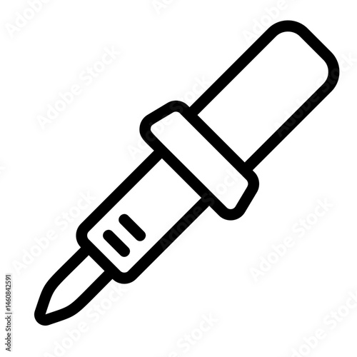Soldering iron Line Icon