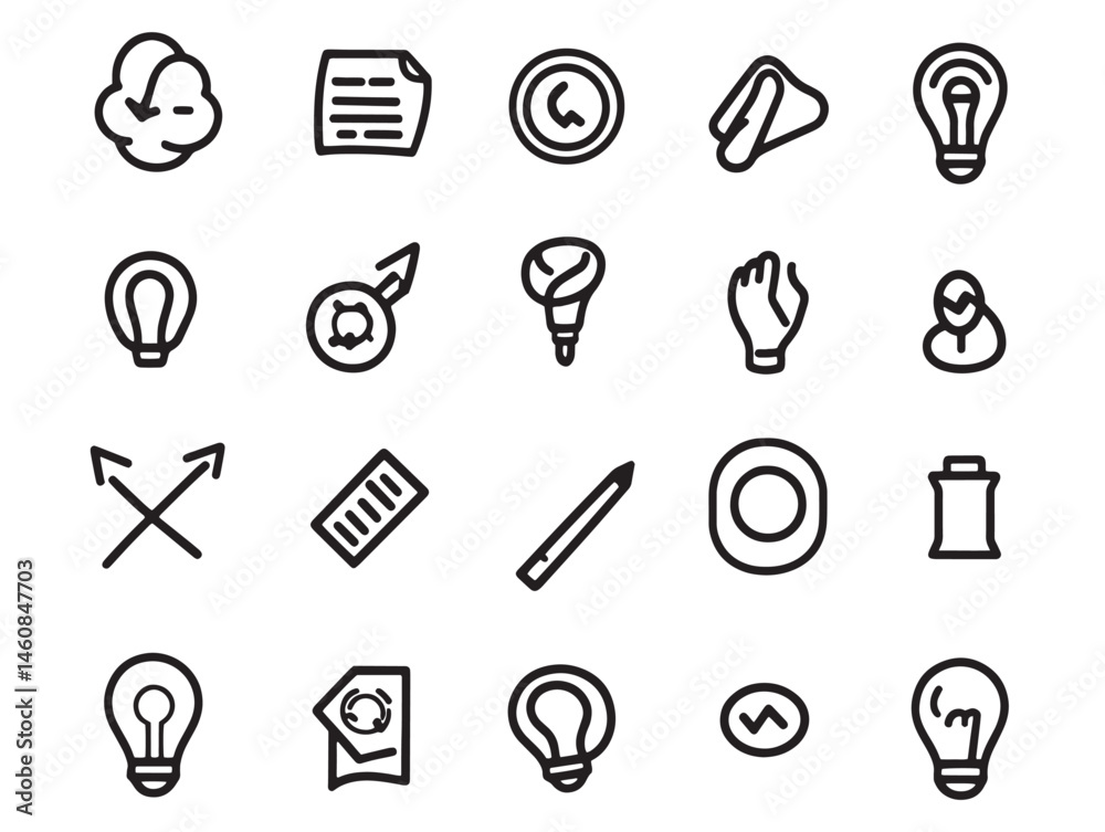 FAQ Line Art for Websites and Mobile App Interface Design FAQ Line Art for Websites and Mobile App Interface Design