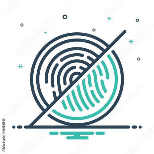 Mix icon for rejected