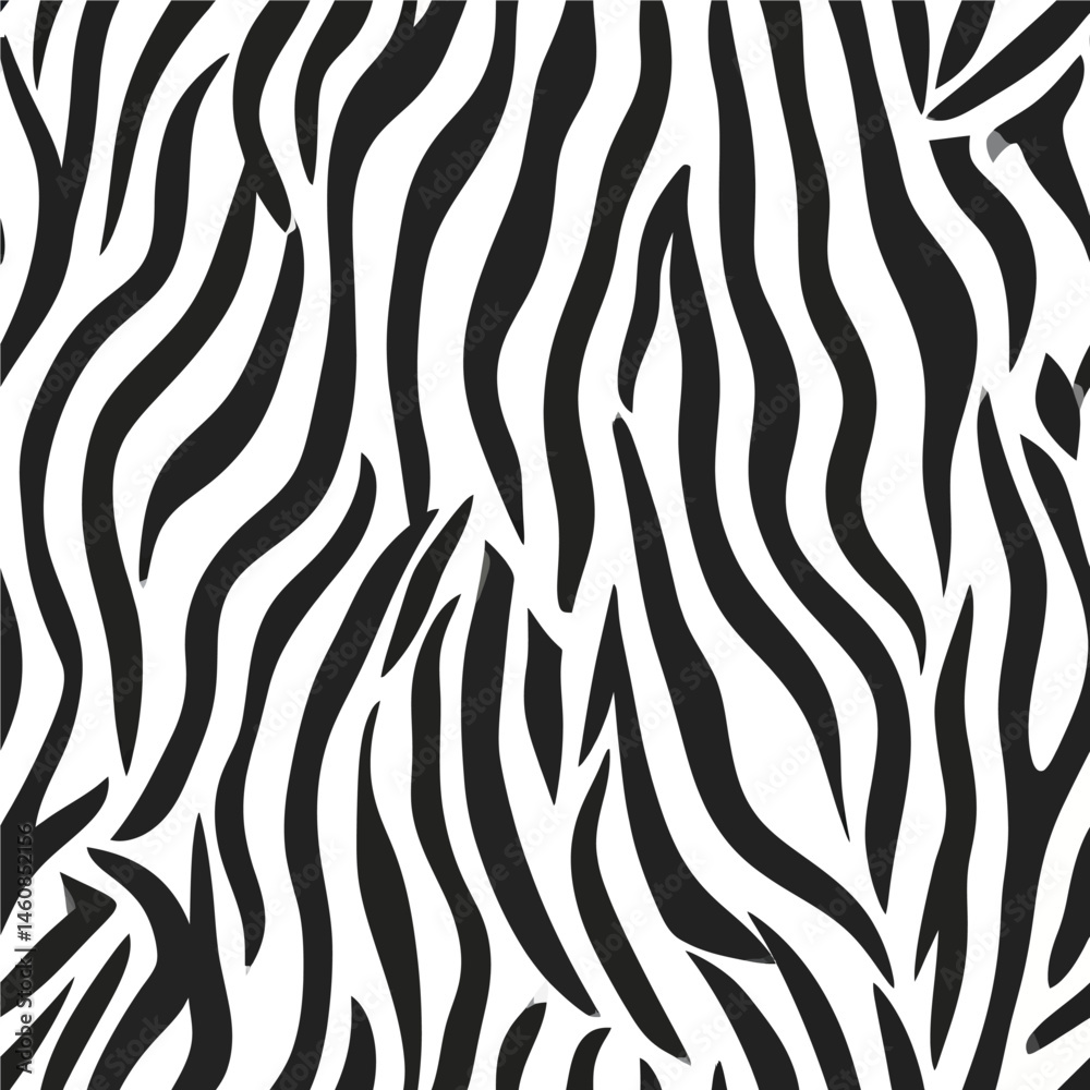 Seamless zebra pattern background for textile designs and animal print wallpaper offering a bold and graphic design with black stripes on white Seamless zebra pattern background for textile designs and animal print wallpaper offering a bold and graphic design with black stripes on white