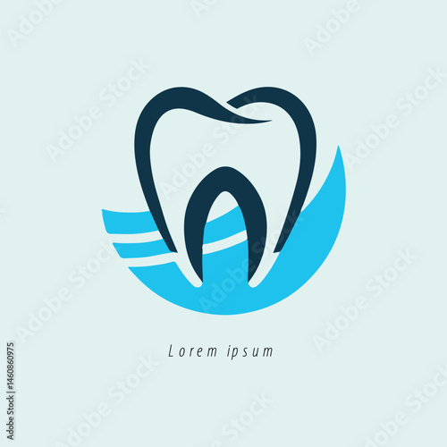 dental logo design vector 