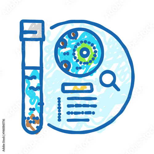 pumping tests hydrogeologist icon doodle illustration