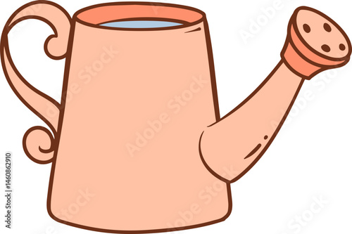 illustration of a watering can