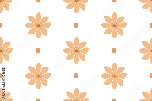 seamless pattern with flowers