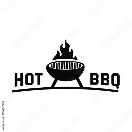 BBQ LOGO BADGE VECTOR 4