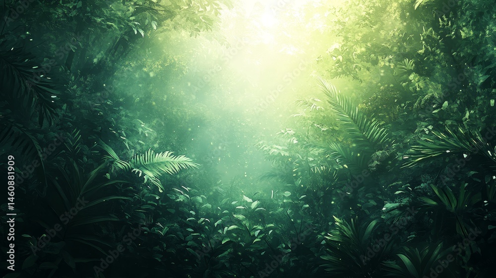 Obraz premium Natural Digital Background for Presentations, Generative AI