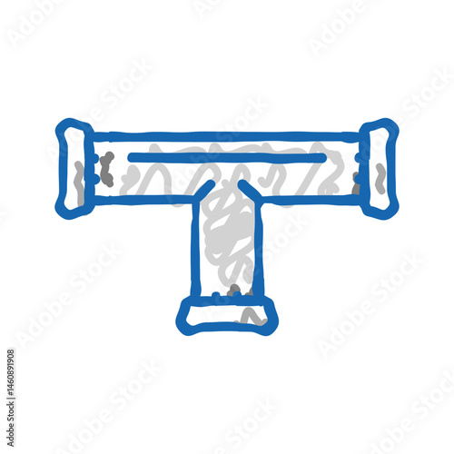 equipment pipeline icon doodle illustration