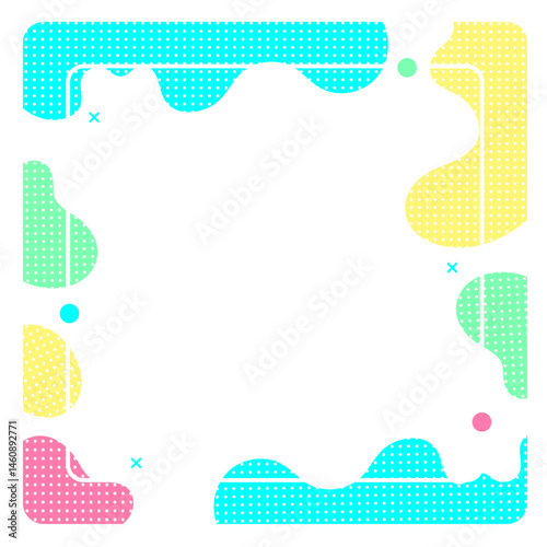 Colorful Groovy Border Presentation Frame
