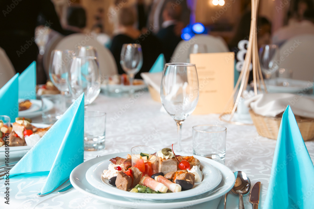 Fancy appetizers at an event