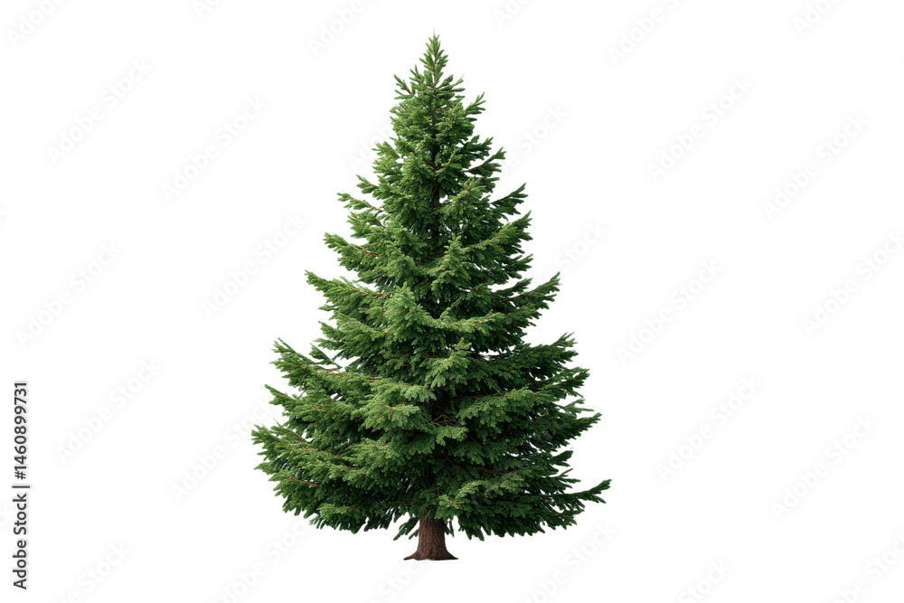 Fototapeta premium reen pine tree isolated on transparent background