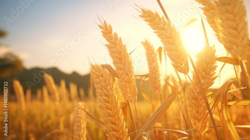 Paddy field landscape