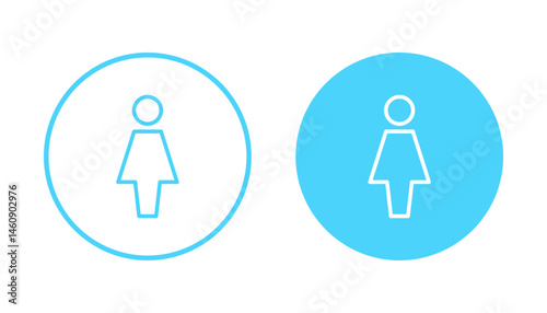 Female icon vector. woman sign and symbol
