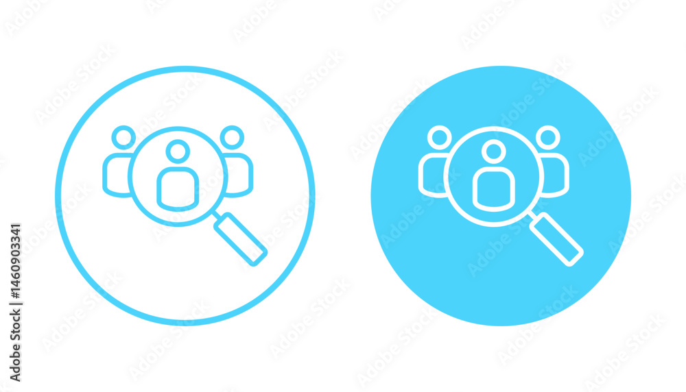 Hiring icon vector. Search job vacancy sign and symbol. Human resources concept. Recruitment Hiring icon vector. Search job vacancy sign and symbol. Human resources concept. Recruitment