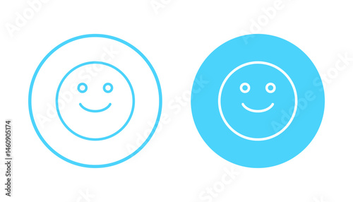 Smile icon vector. smile emoticon icon. feedback sign and symbol