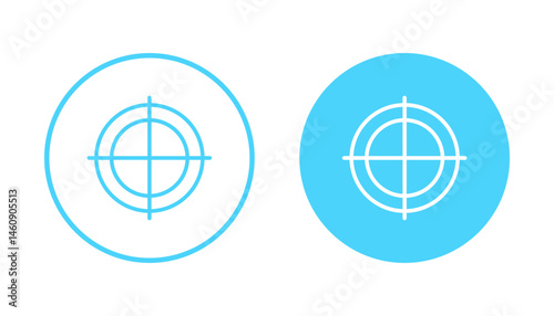 Target icon vector. goal icon vector. target marketing sign and symbol