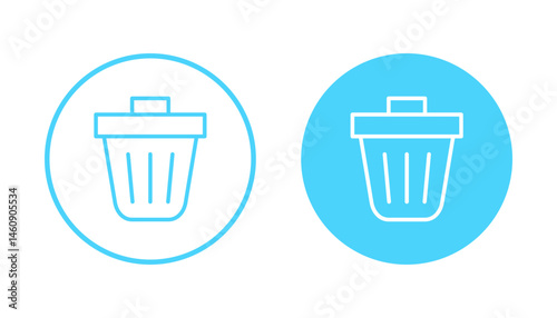 Trash icon vector. trash can icon. delete sign and symbol.